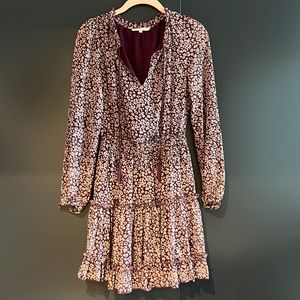 Rebecca Minkoff Rosemary High Neck Animal Print Dress - Size XXS